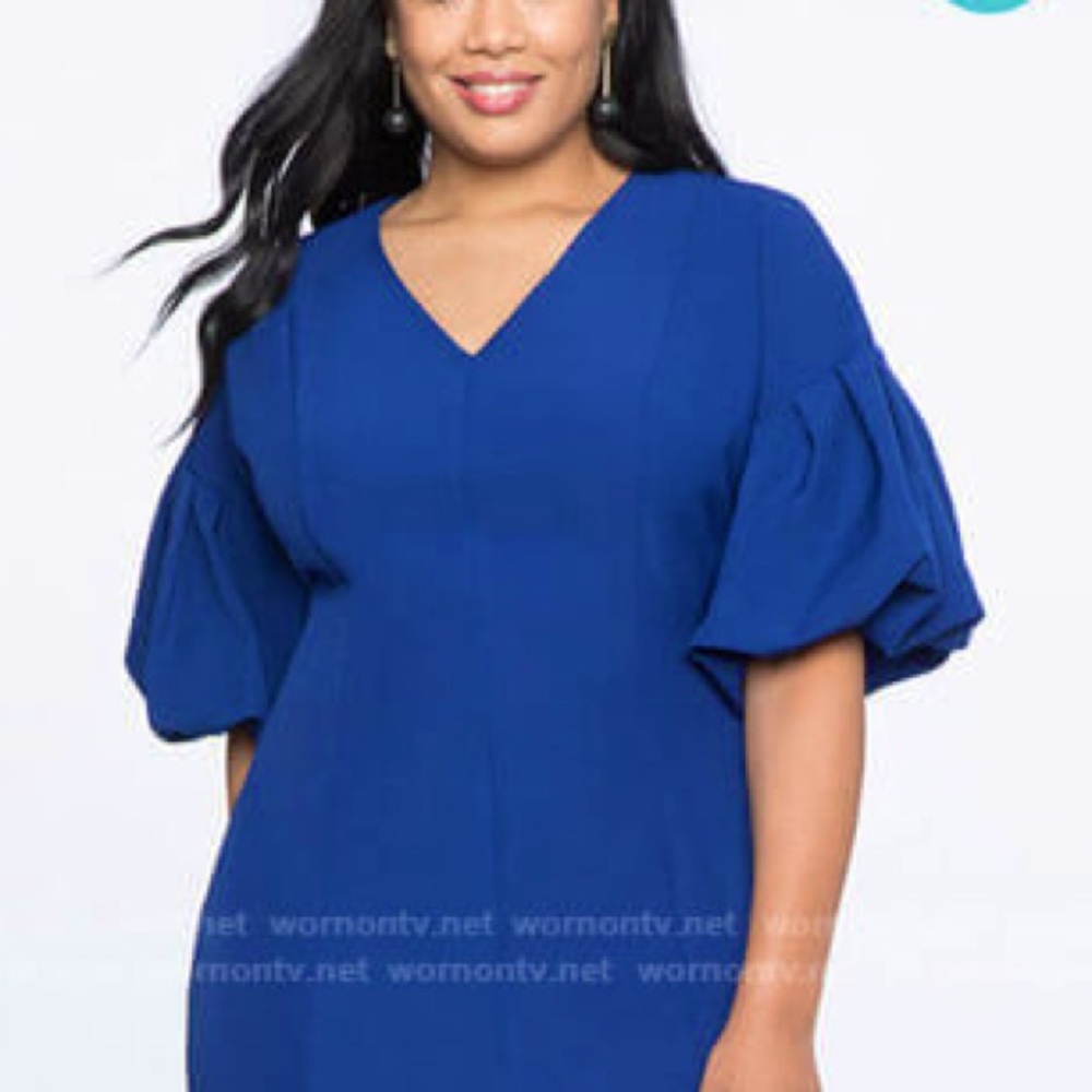 Eloquii puff sleeve dress